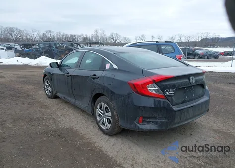 2018 Honda Civic Lx from USA, damaged, VIN 19XFC2F51JE008018